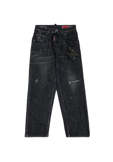 Jeans con effetto vissuto DSQUARED2 JUNIOR | DQ3578 D0AI1DQ02
